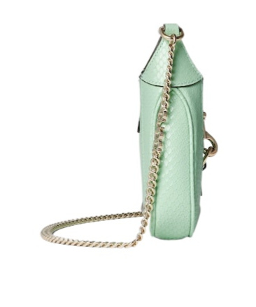 Gucci Jackie Notte Python Mini Bag In Green