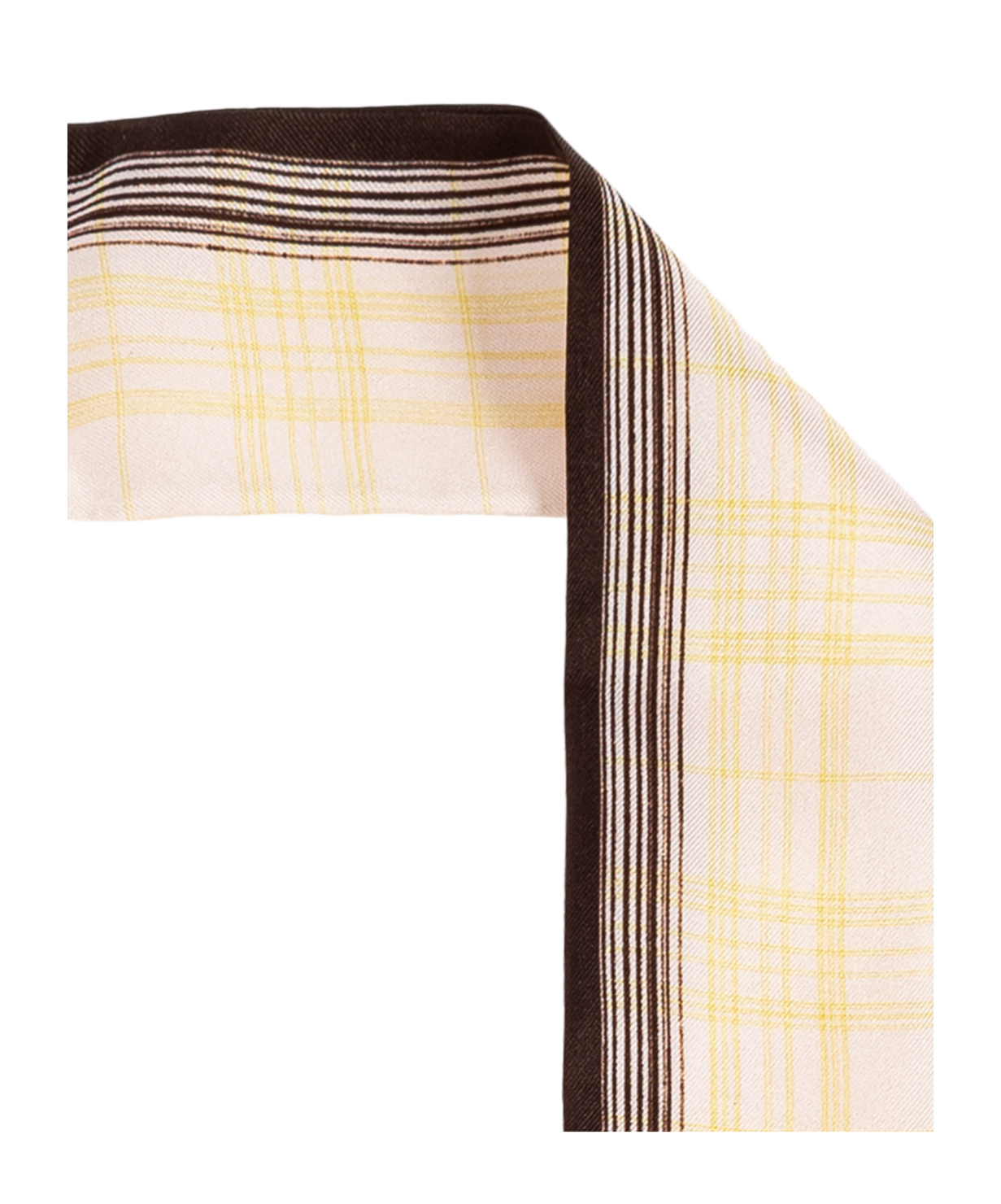 Jil Sander Plaid-patter Silk Scarf In Neutral