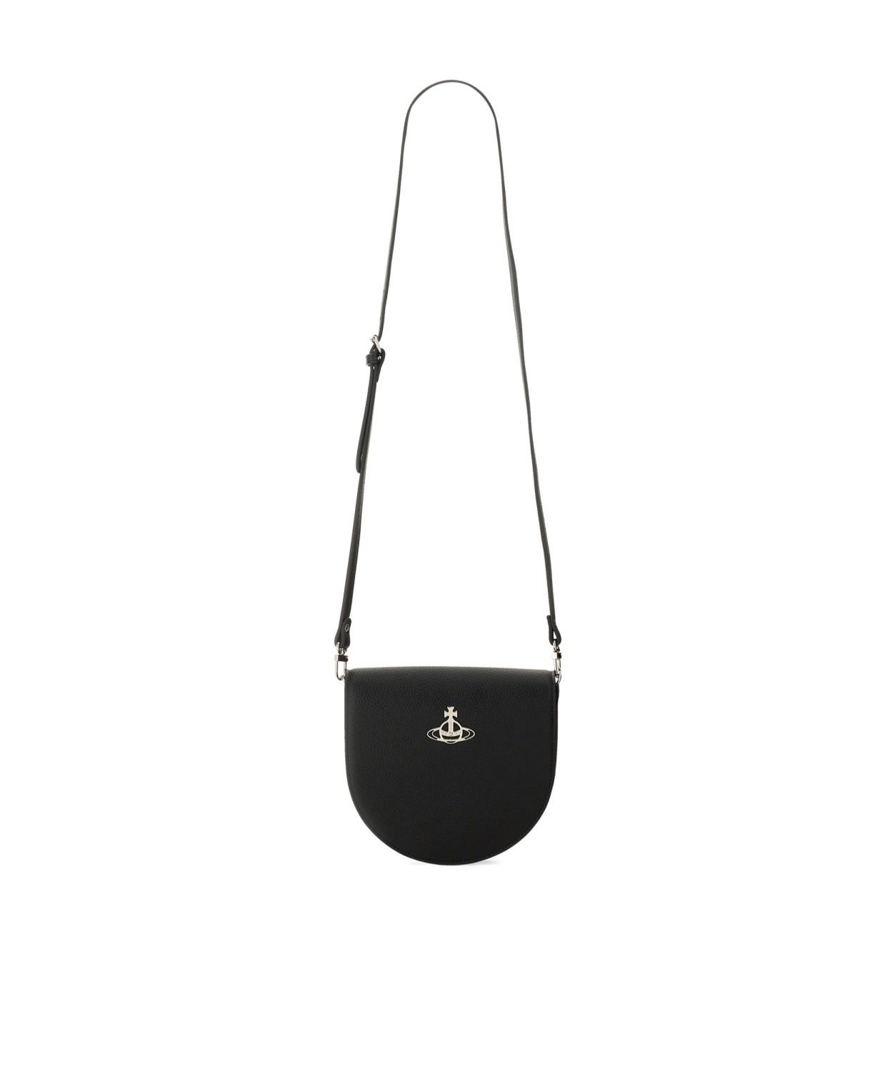 Vivienne Westwood Saddle" Shoulder Bag In Black