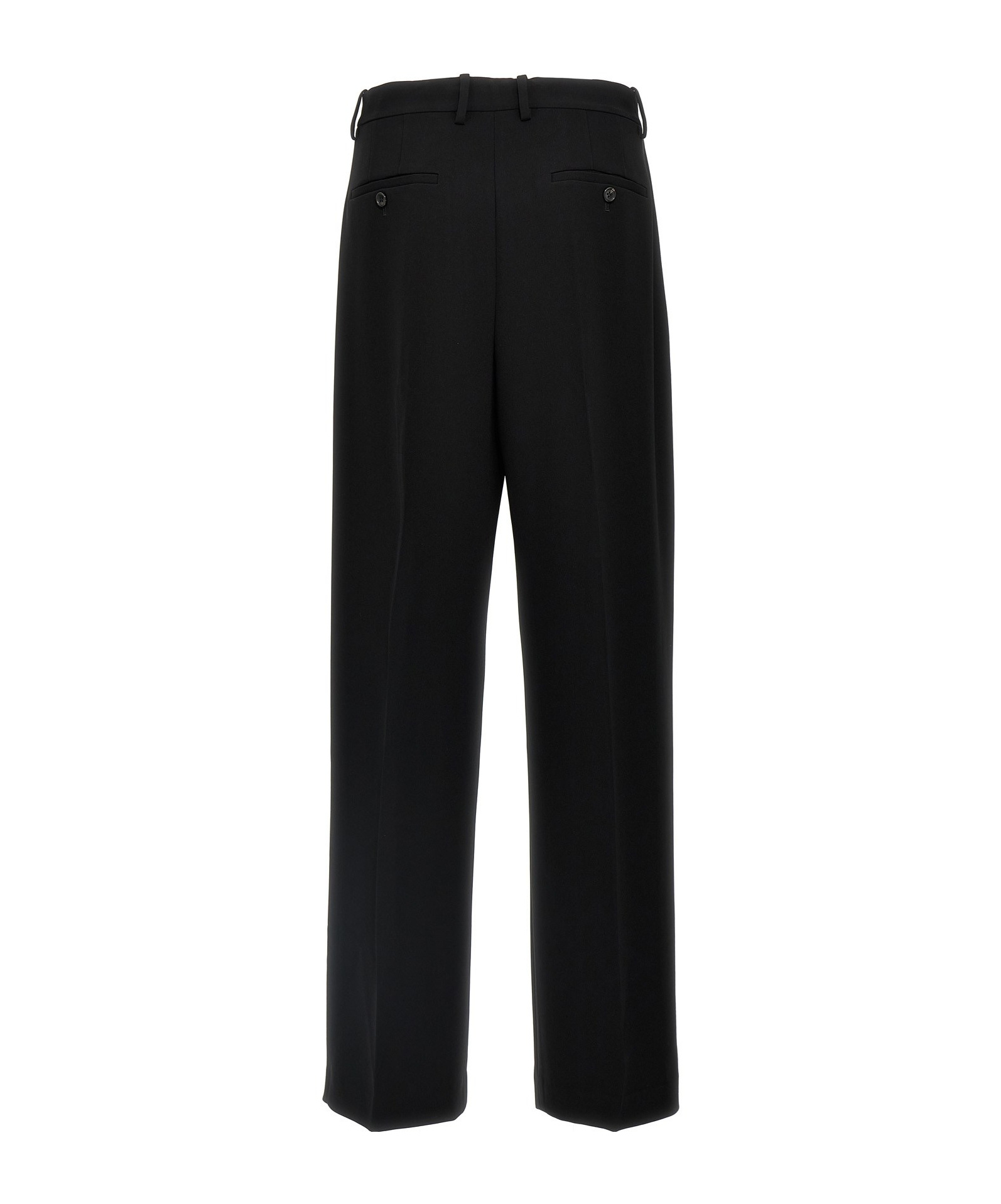 Theory Belt-loop Casual Pants In Black