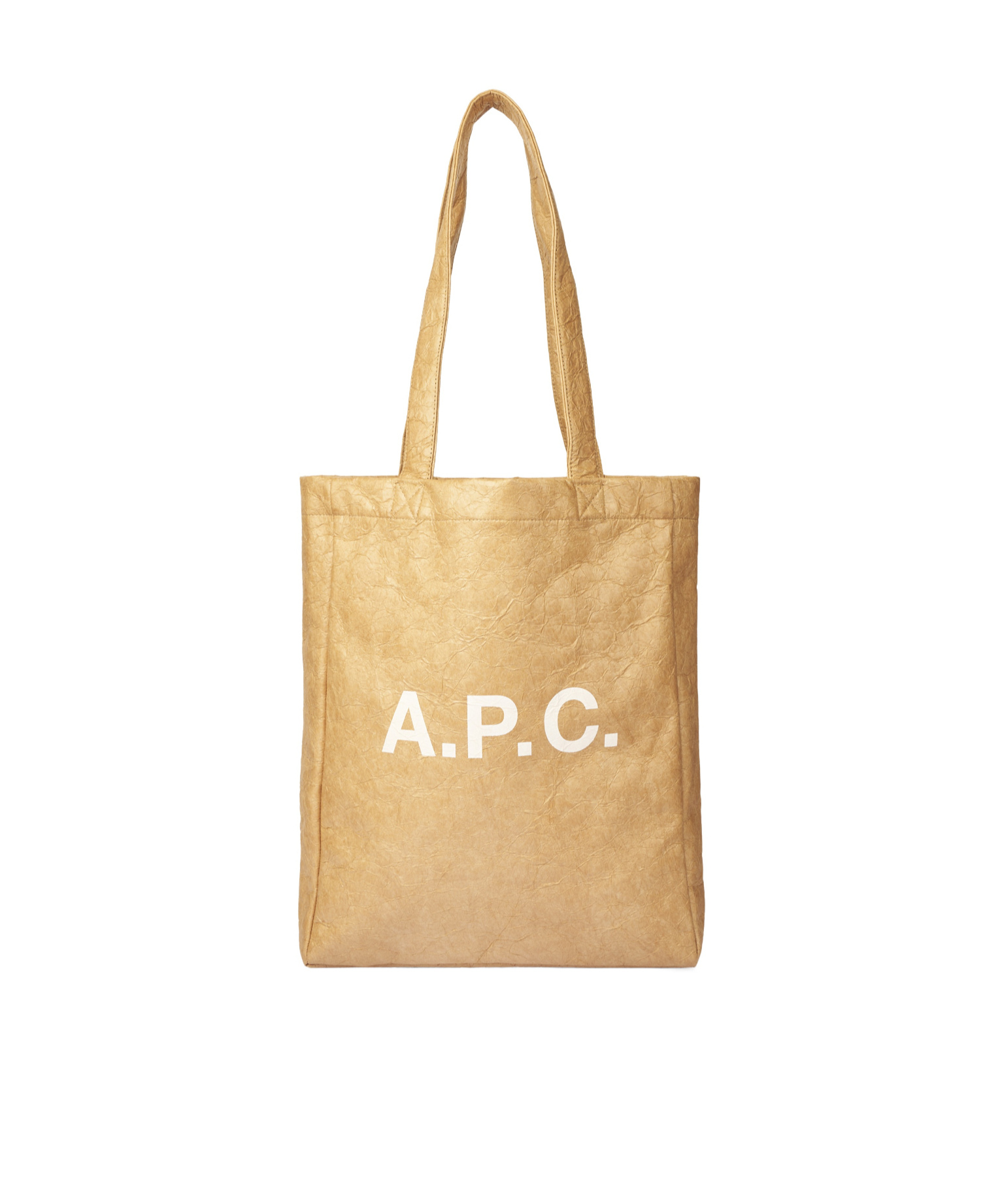 A.p.c. Logo-detailed Tote Bag In Nude