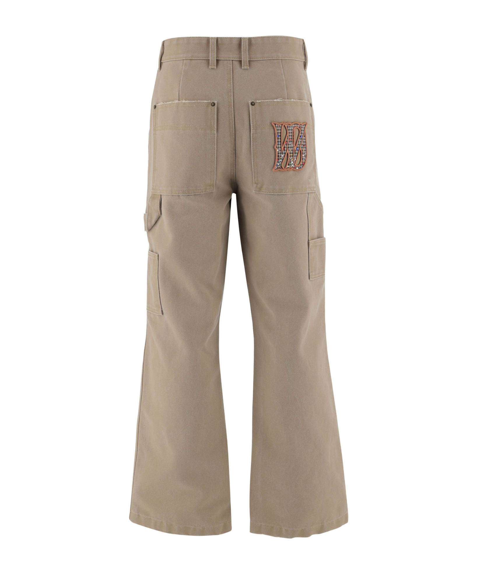 We11 Done We11done Logo Patch Pants