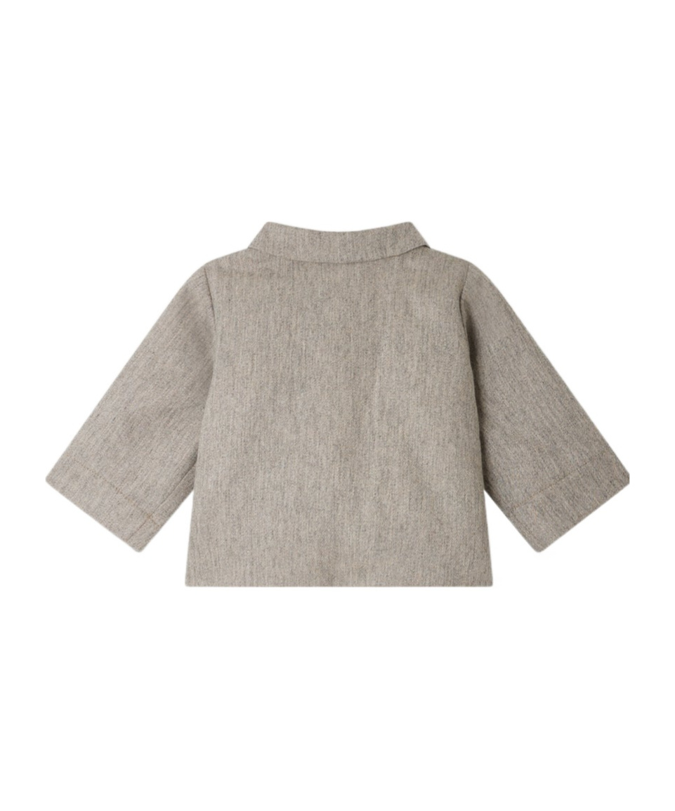 Bonpoint Long-sleeved Jacket In Gray