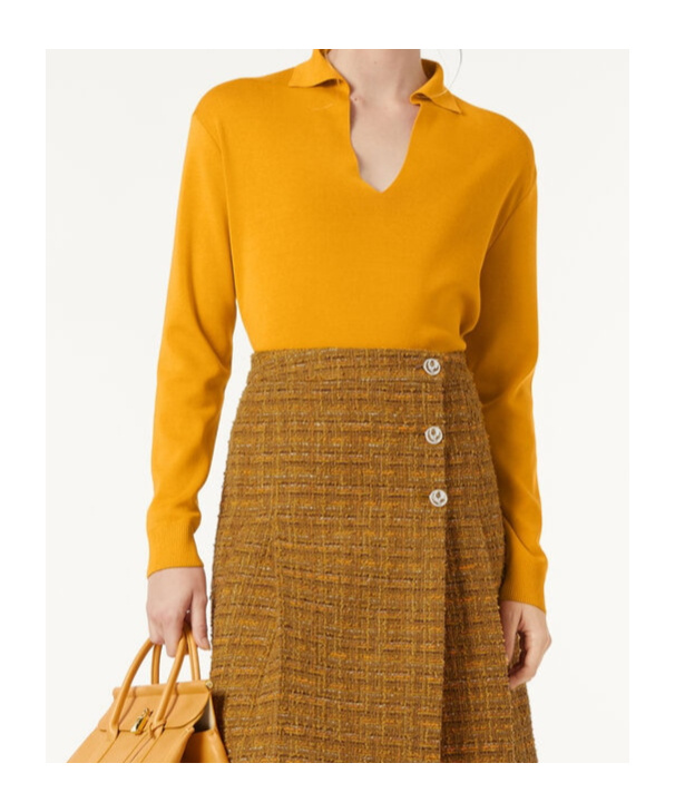 Loro Piana Siena Polo Shirt In Yellow