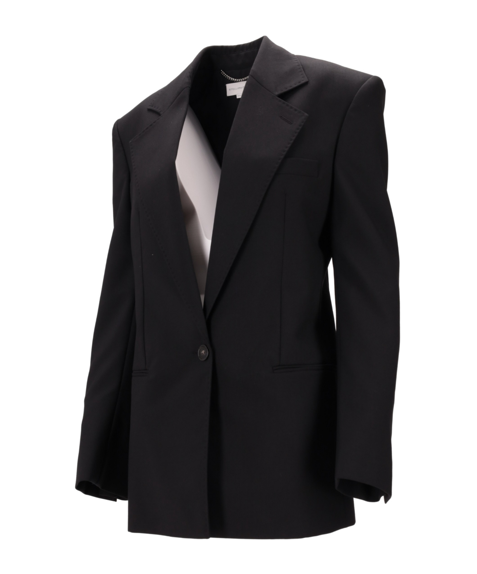 Stella Mccartney Single-breasted Blazer In Black