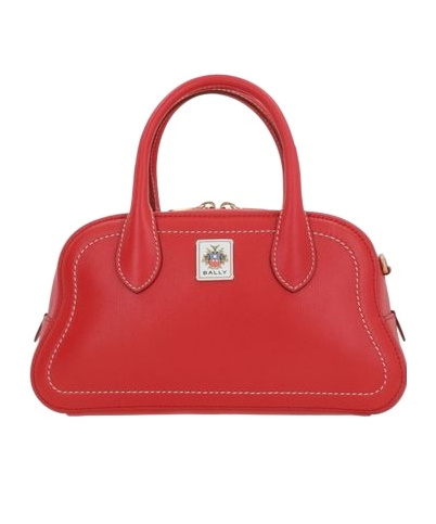 Bally Logo-patch Tote Bag In Red