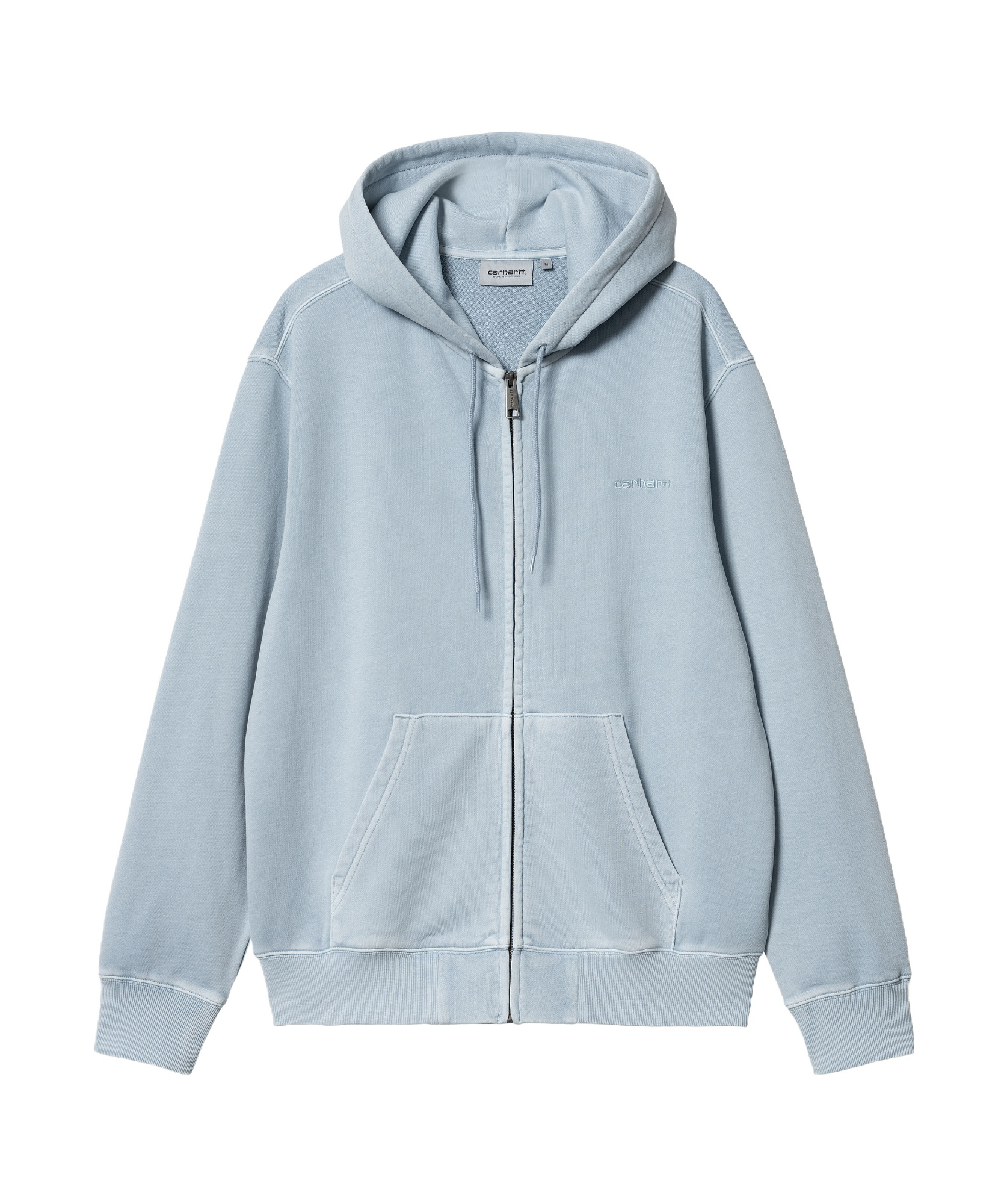 Carhartt Hooded Duster Script Jacket In Gray
