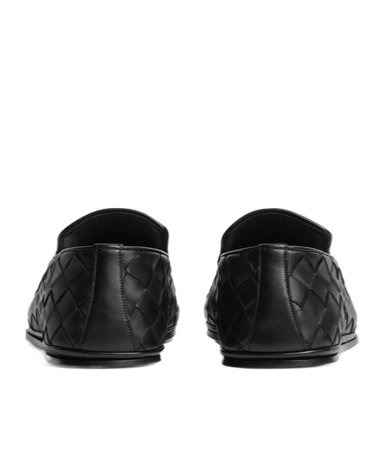 Bottega Veneta Leather Padded Slip-on With Biodegradable Outsole In Black