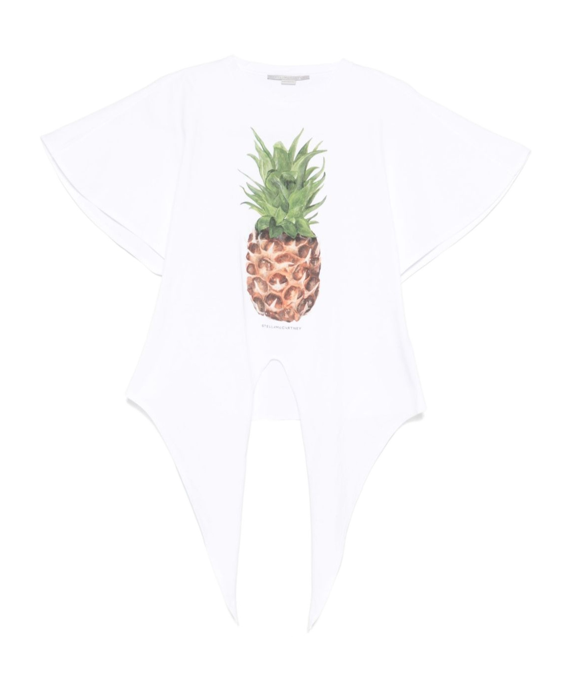 Stella Mccartney Pineapple Cotton T-shirt In White