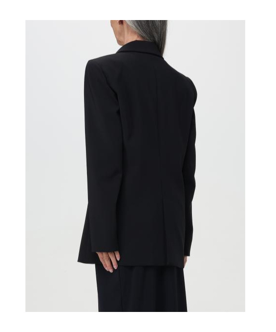 Patrizia Pepe Peak-lapels Single-breasted Blazer In Black