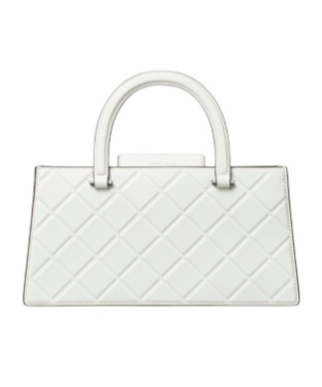 Tory Burch Fleming Eastwest Shopper Handbag In White