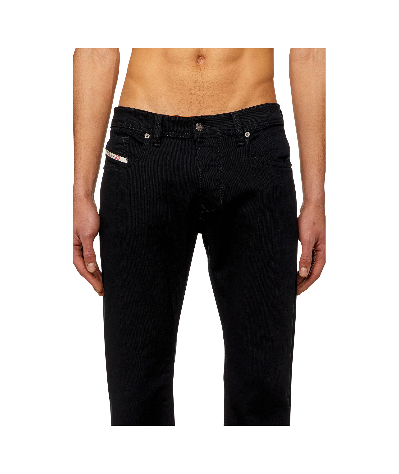Diesel Larkee Straight Leg Jeans In Black