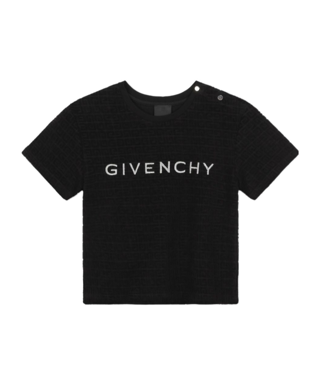 Givenchy 4g Monogram-jacquard T-shirt In Black