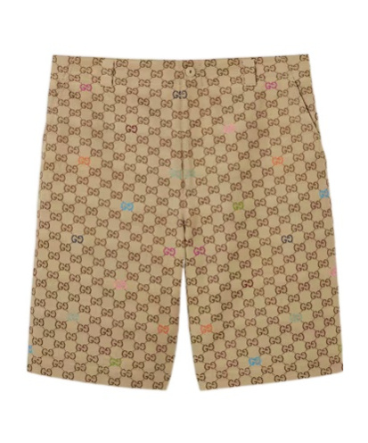 Gucci Gg Fabric Bermuda Shorts In Multi