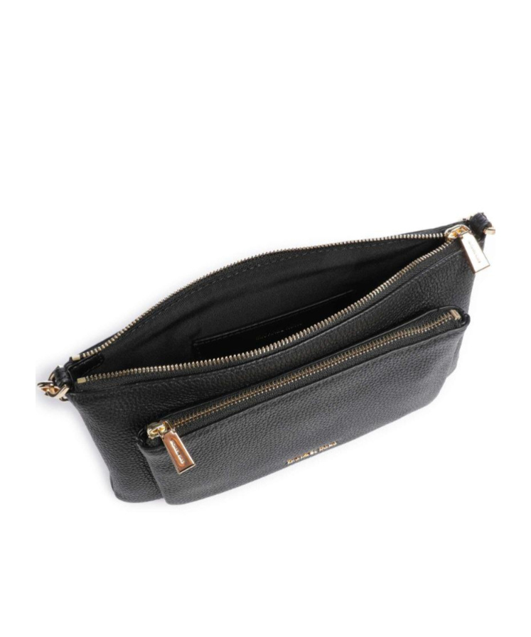 Michael Kors Michael Jet Set Medium Shoulder Bag In Black