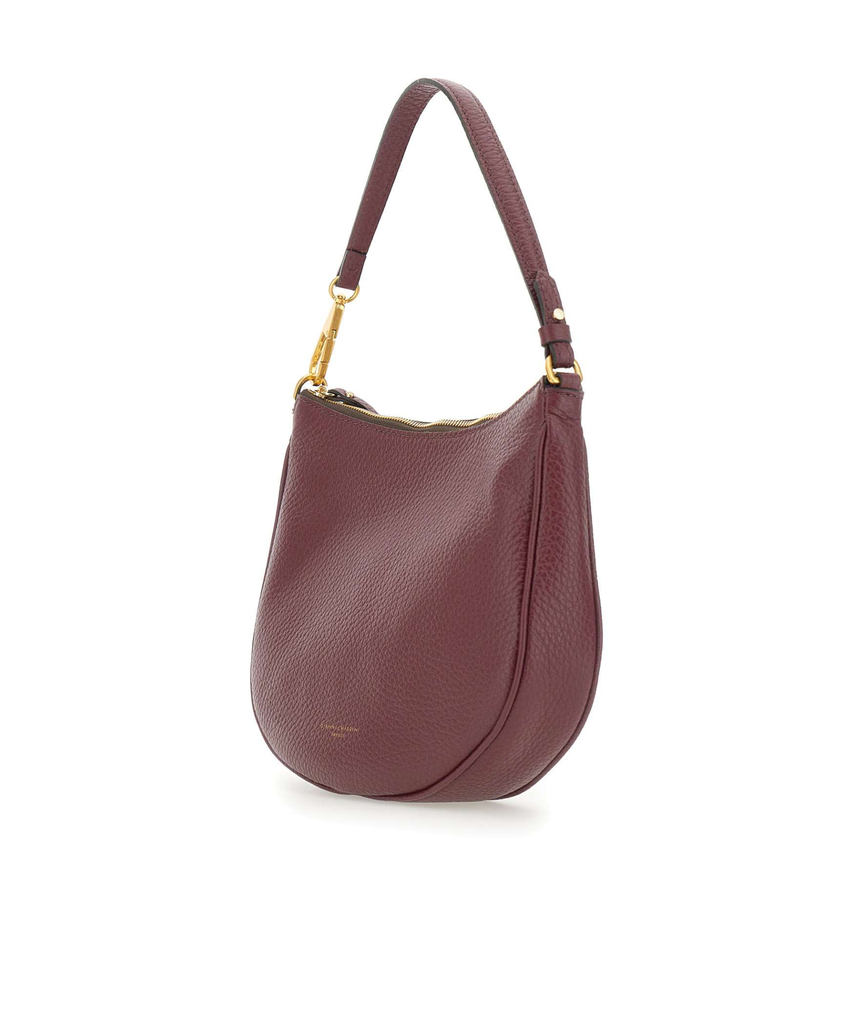 Gianni Chiarini Brooke Logo Stamp Shoulder Bag In Red