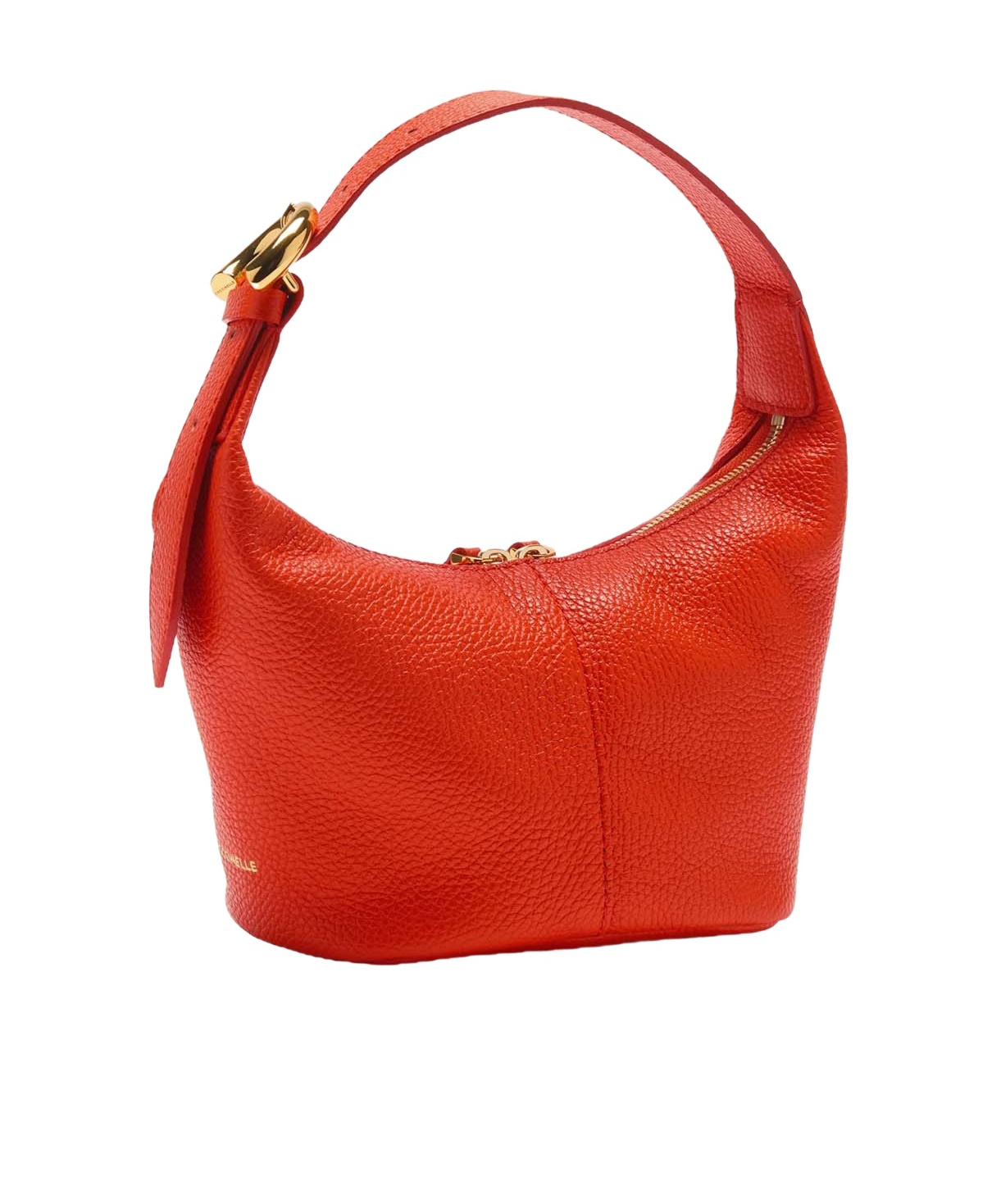 Shop Coccinelle Mini Fernanda Shoulder Bag In Red
