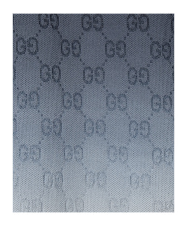 Gucci Gg Cotton Knit Jacquard Polo Shirt In Multi