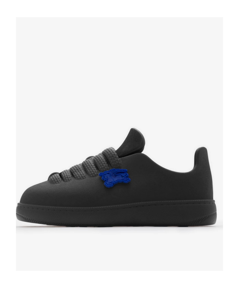 Burberry Mens Bubble Charm-embellished Rubber Low-top Trainers Blac In Black