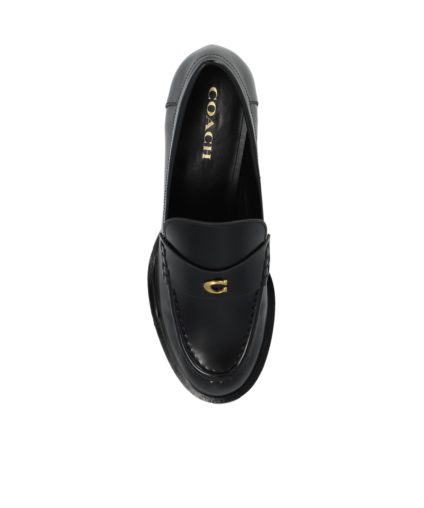 COACH 65MM NATALIE HEELED LOAFERS