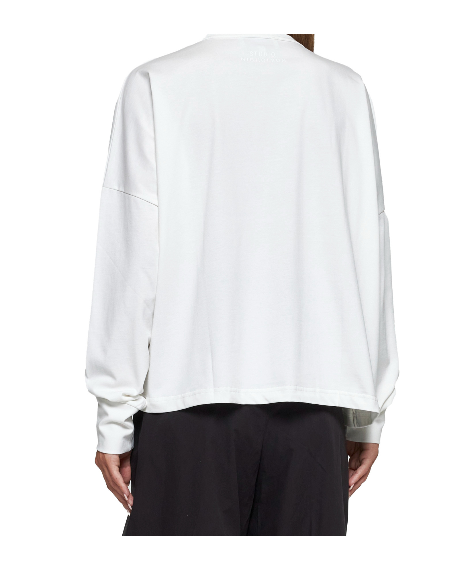 Studio Nicholson Crew Neck T-shirt In White