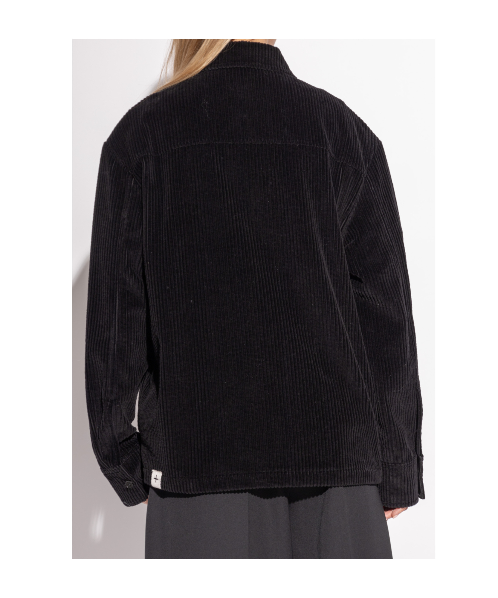 Jil Sander Corduroy Shirt In Black