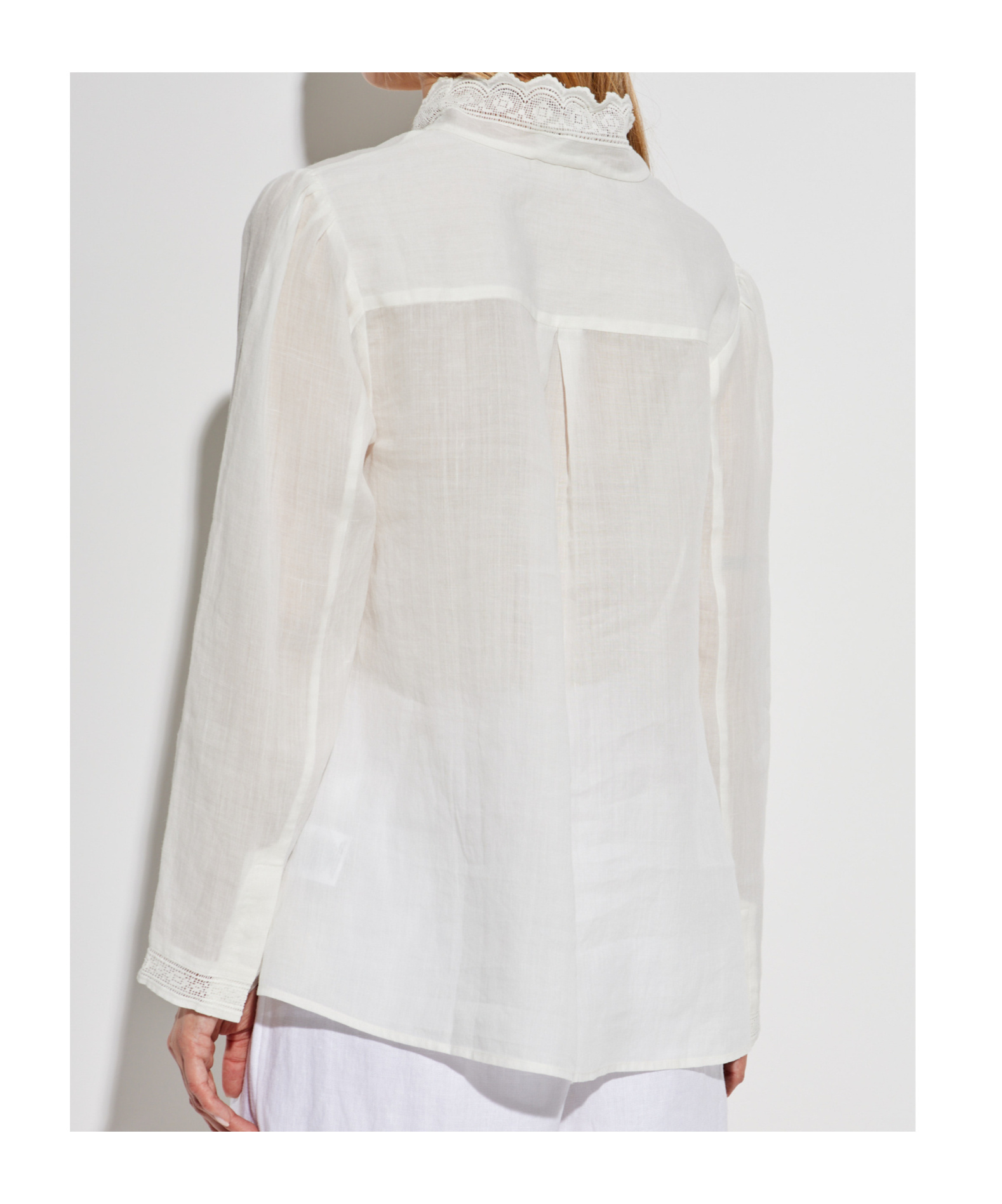 POSSE LACE-DETAILING SHIRT 