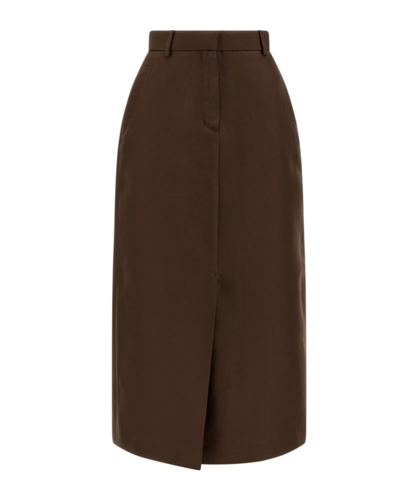 Brioni 'violante' Skirt In Brown