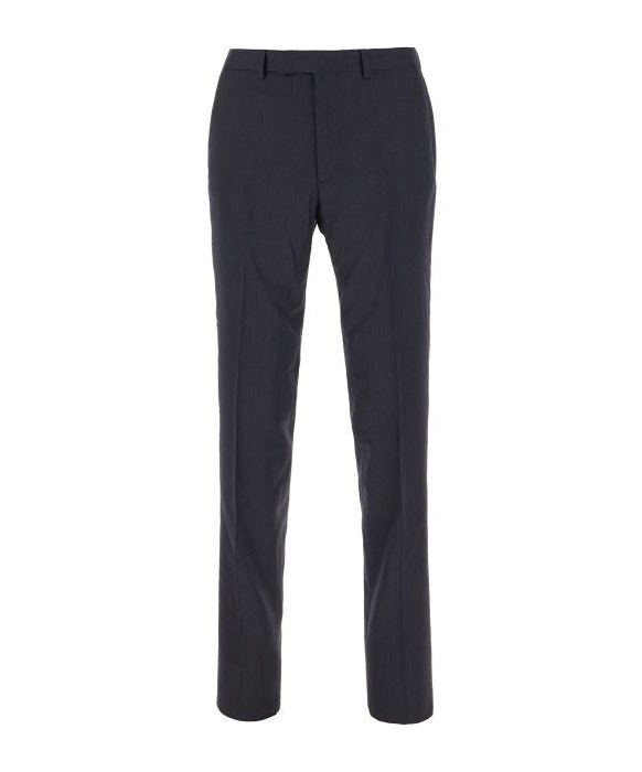 Shop Zegna Single-breasted Wool Suit In Black