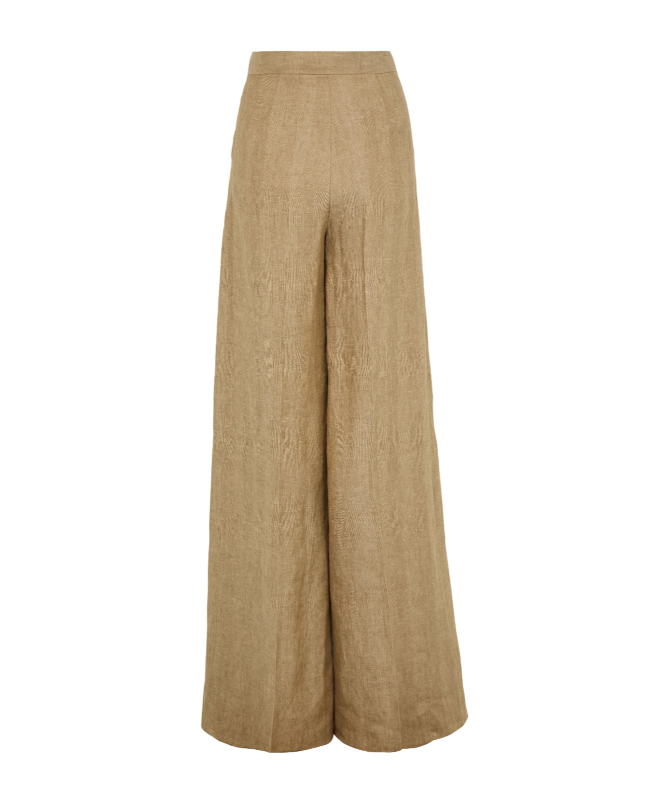 Max Mara Wide Leg Casual Pants In Cuoio
