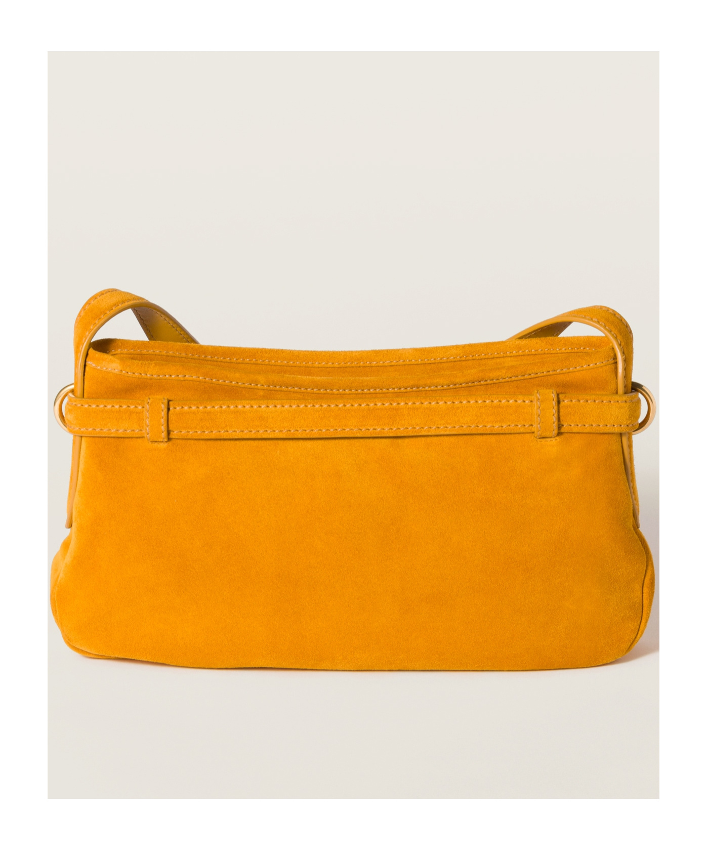 Shop Miu Miu Aventure Suede Bag