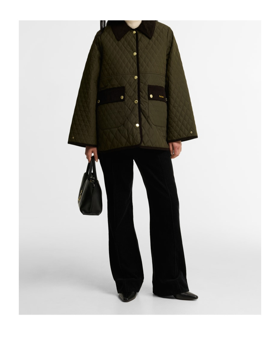 Barbour Whickham Quilted Jacket In Green