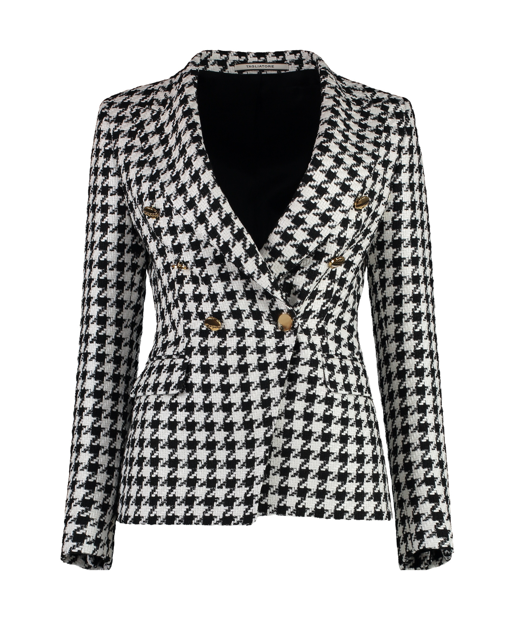 Tagliatore J-alycia Single-breasted Two-button Jacket In Black
