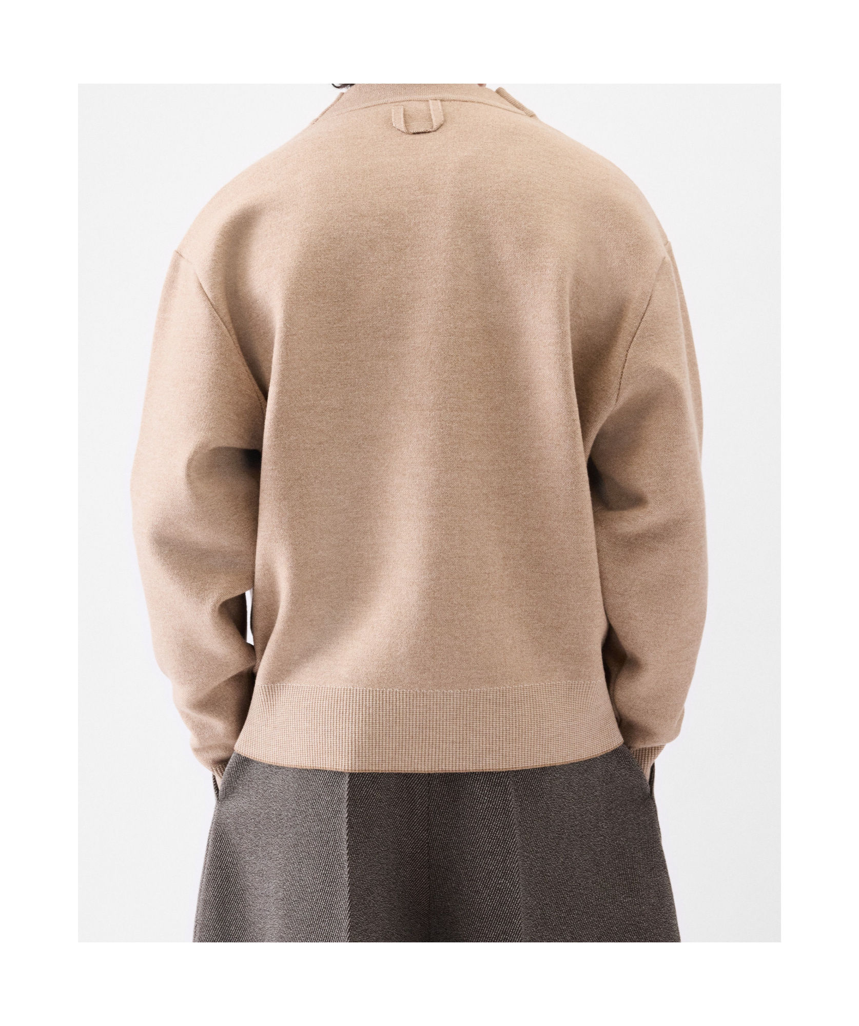 Jacquemus The Doppio Cardigan In Brown