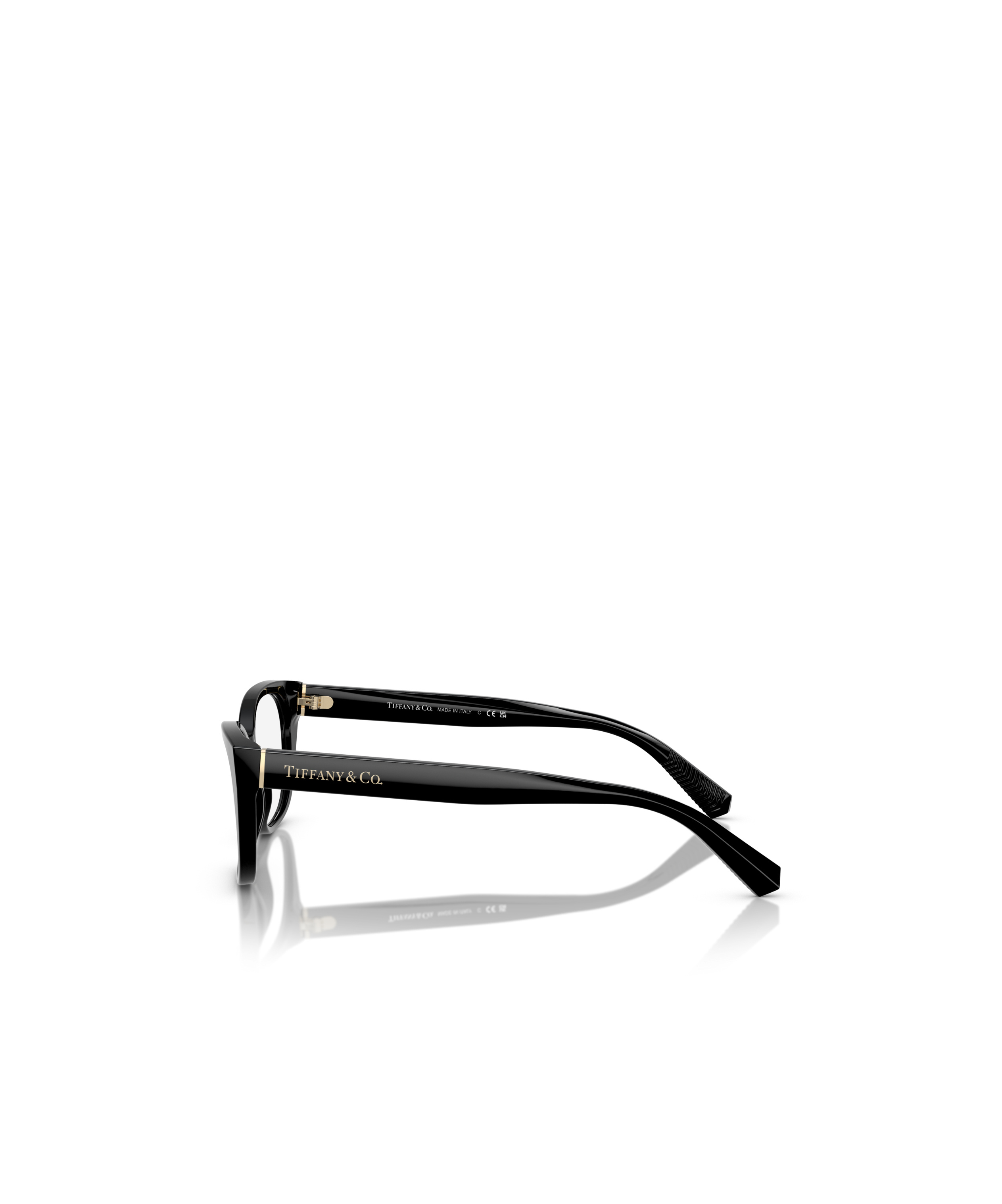 Tiffany & Co Geometrically Framed Flat Mirror In Black