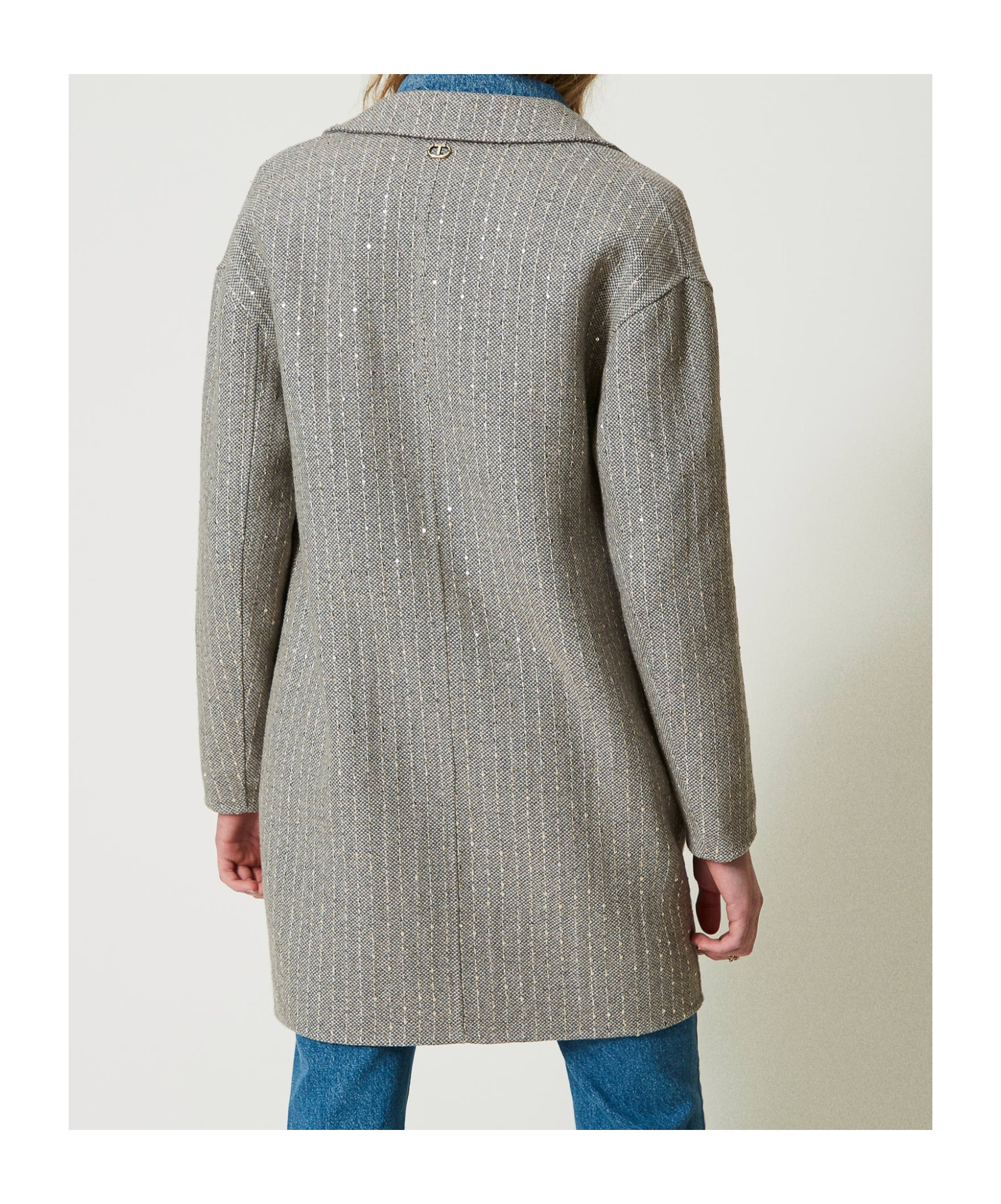 TWINSET SEQUINNED COAT