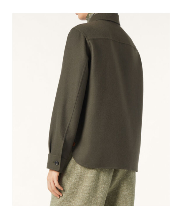 Loro Piana Jim Overshirt In Black Pine