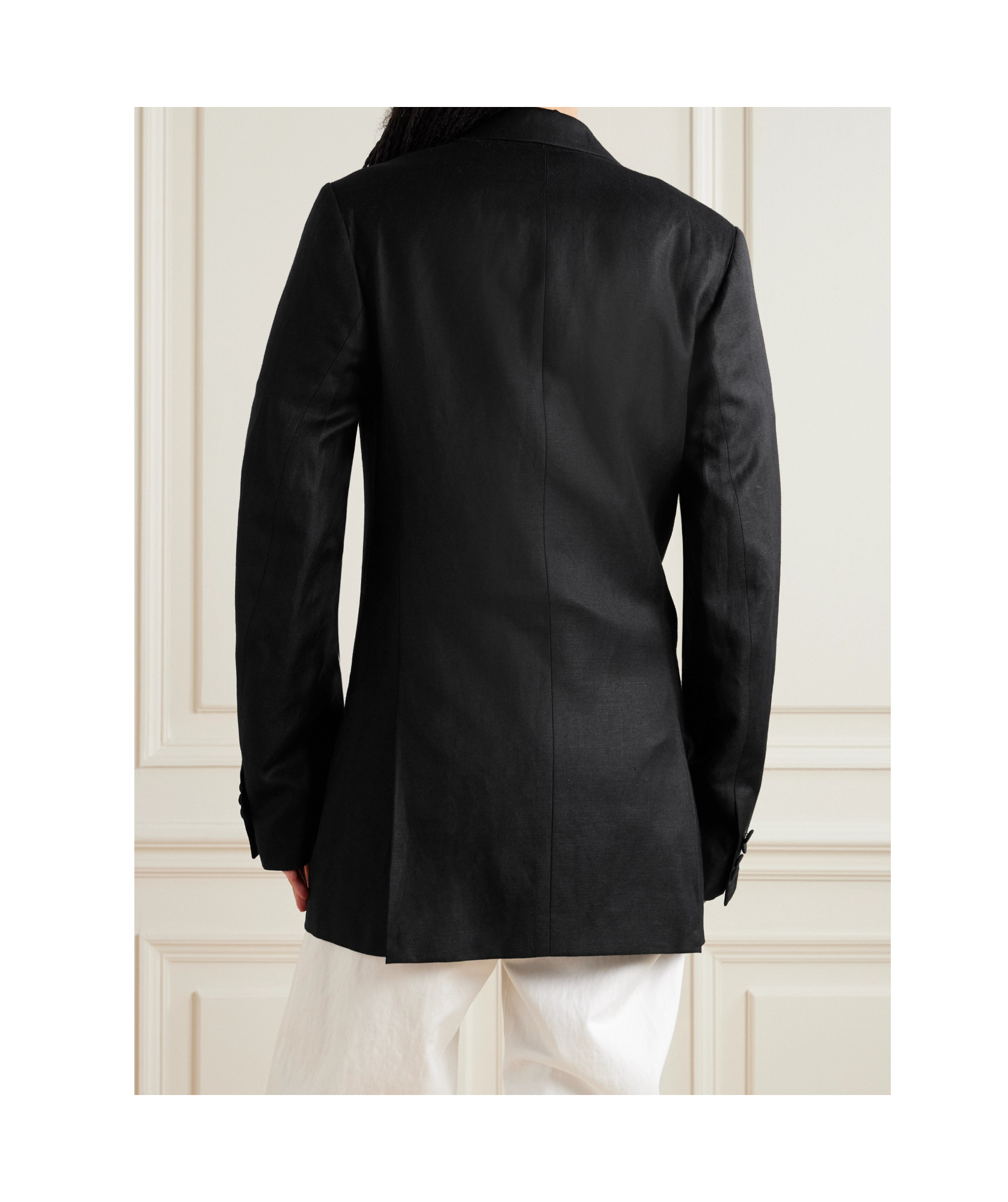 Dries Van Noten Double-breasted Blazer In Black