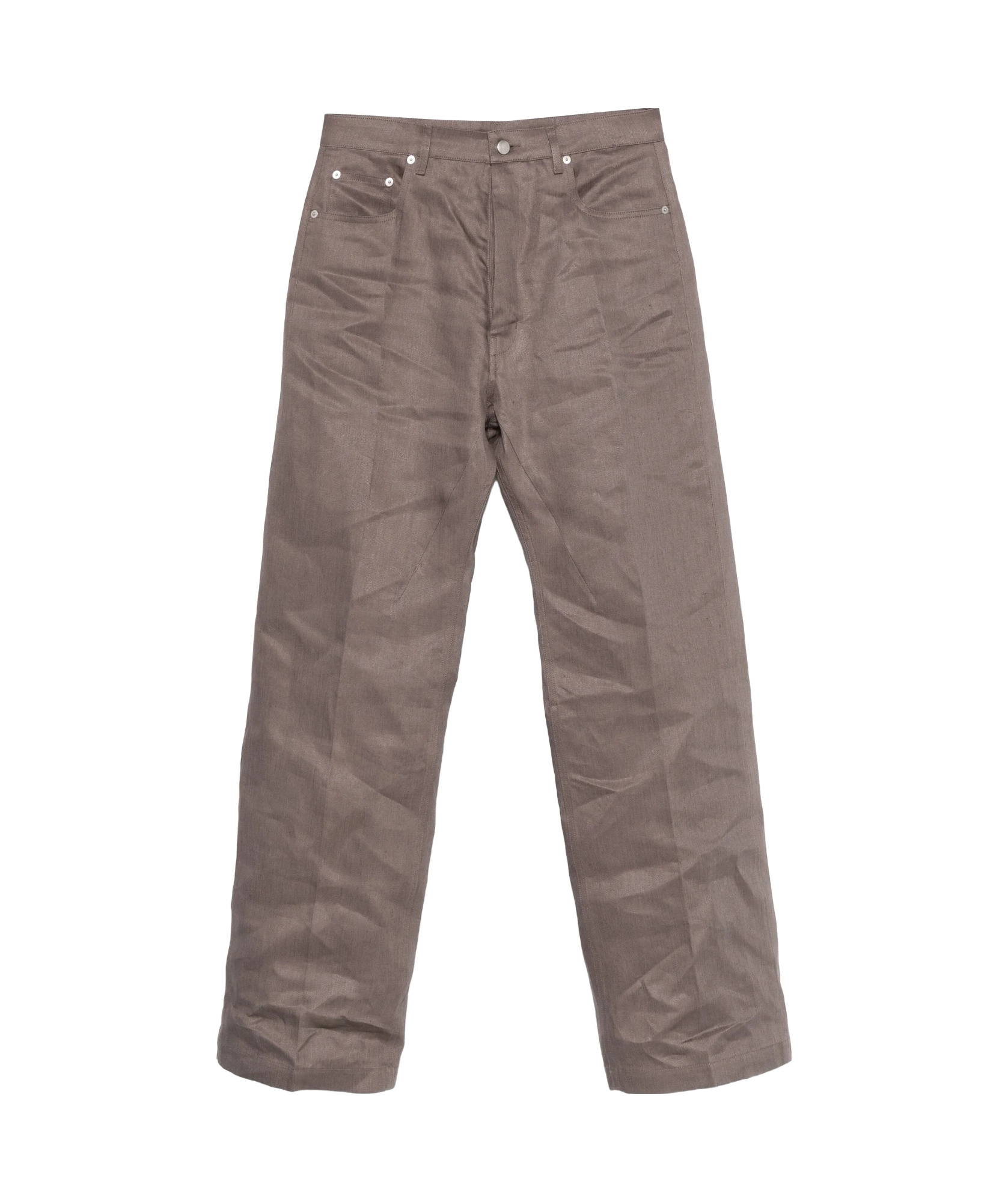 Rick Owens Geth Jeans In Gray
