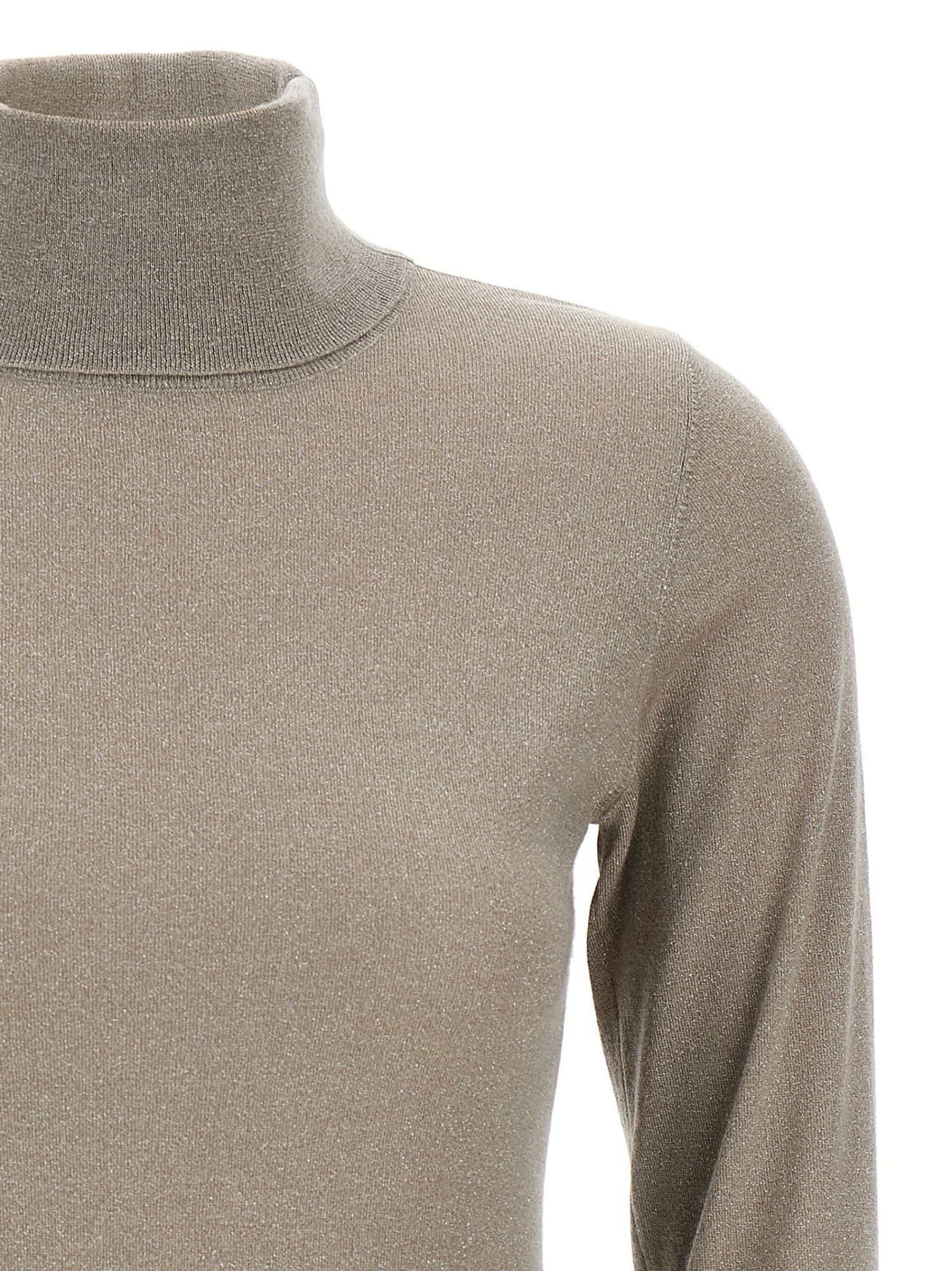 Brunello Cucinelli Sparkling Sweaters And Cardigans Beige