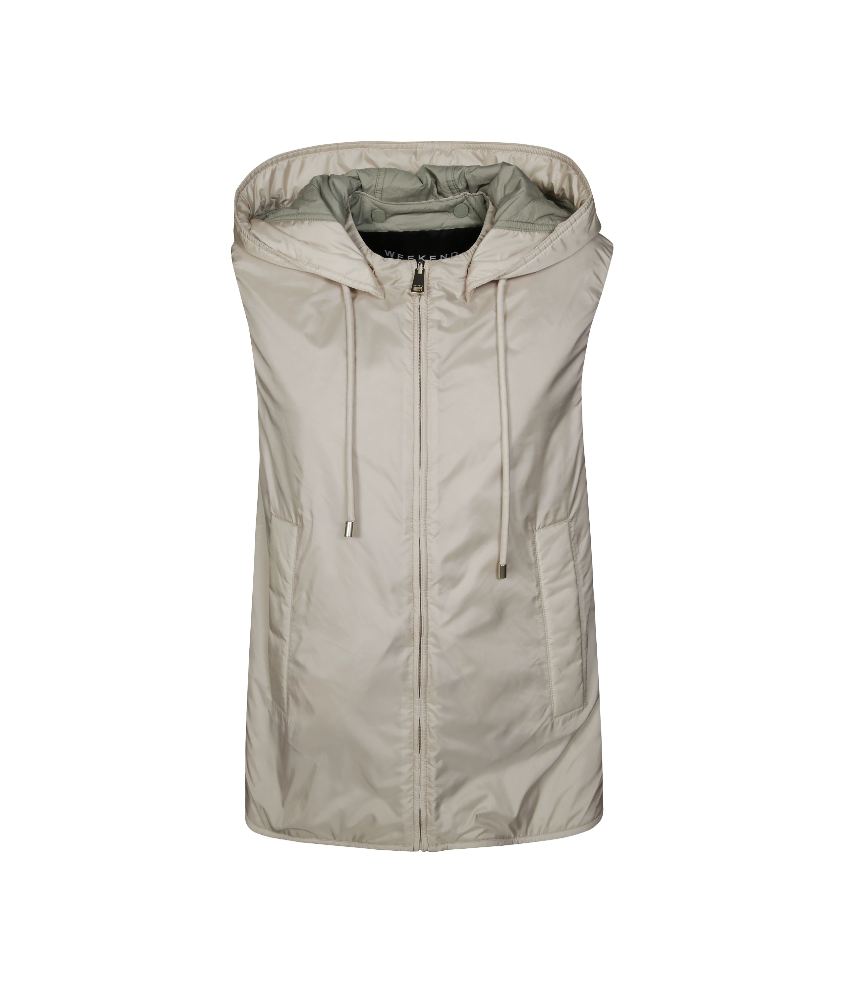 Weekend Max Mara Sleeveless Vest In Gray