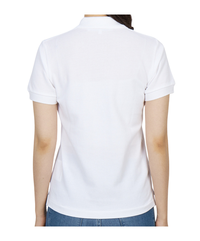 Comme Des Garçons Short-sleeved Polo Shirt In White