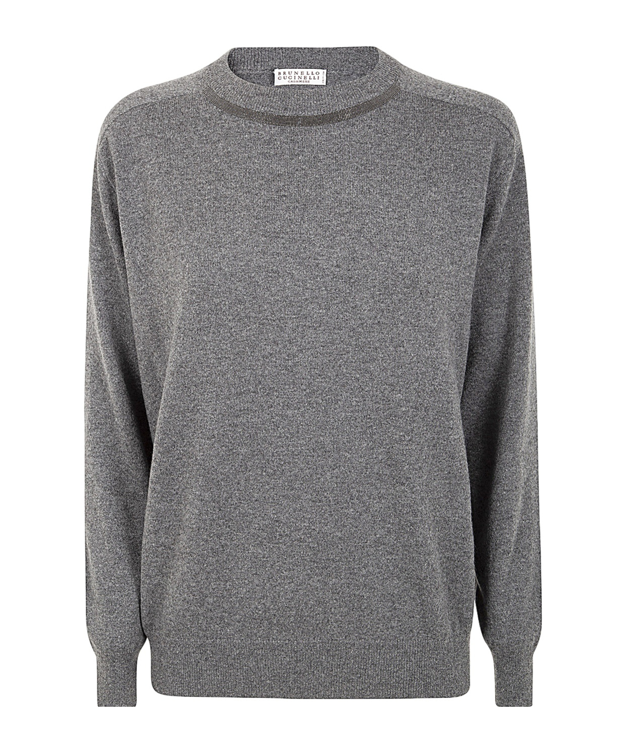 Brunello Cucinelli Suéter Cuello Redondo - Gris In Gray