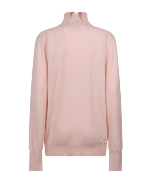 Jil Sander Turtleneck Knitwear Long Sleeves In Pink