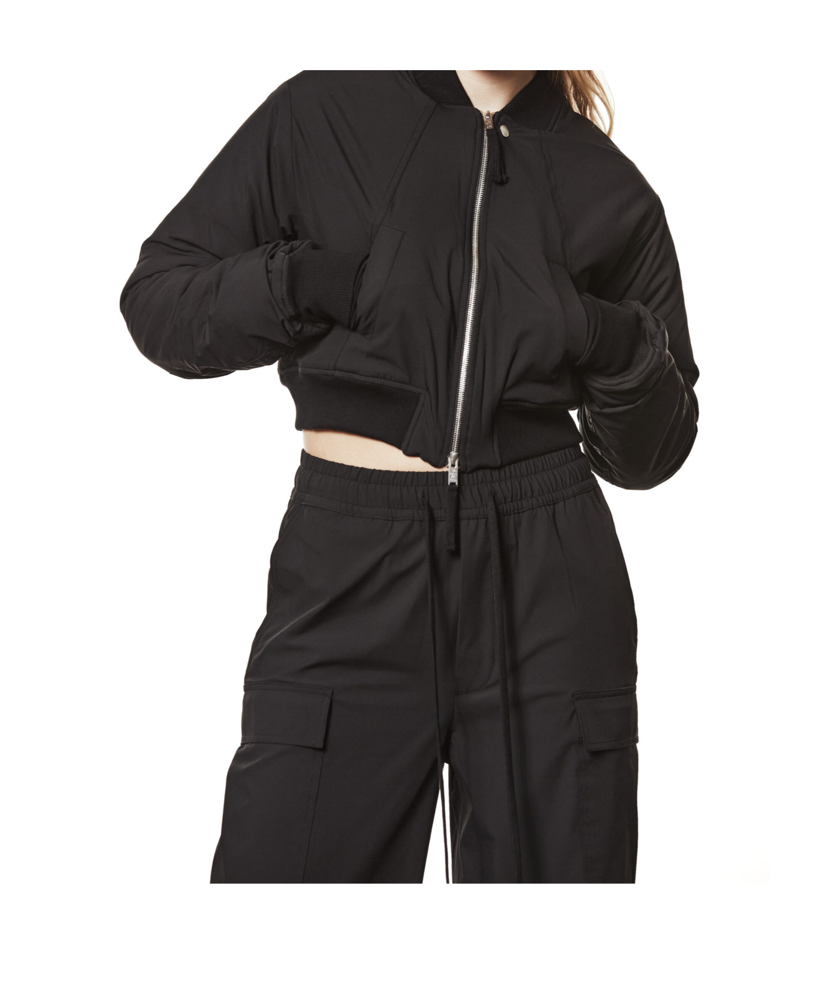 Thom Krom Long-sleeve Bomber Jacket In Black