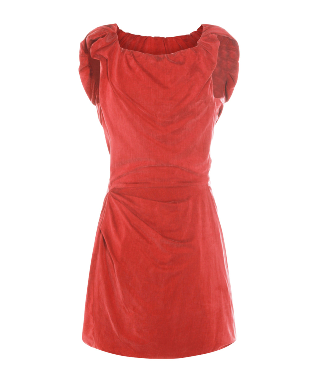 Vivienne Westwood Mini Ginnie Amber Jersey Dress In Red