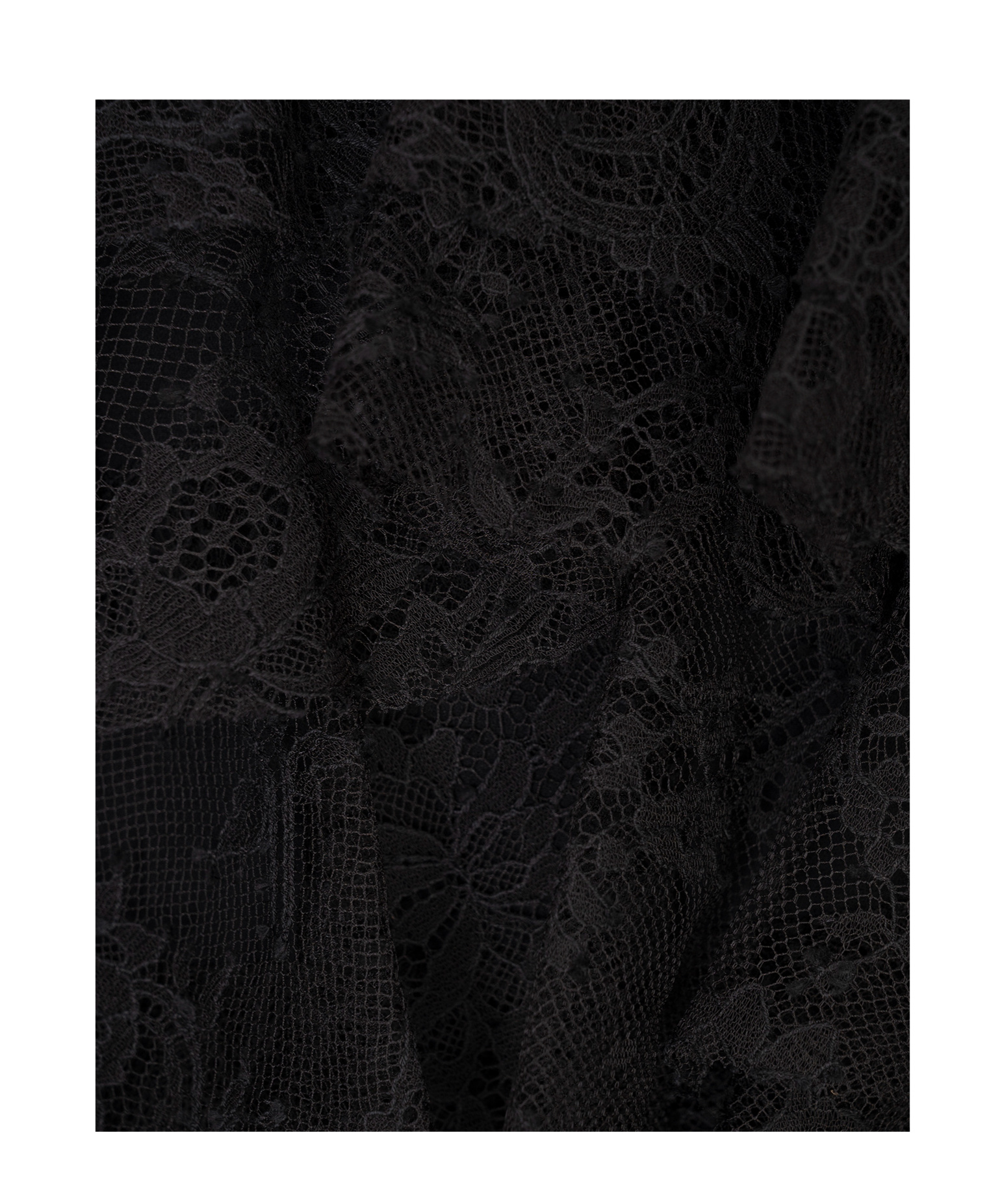 Alexander Mcqueen Mcqueen Tiered Cobweb Lace Miniskirt In Black