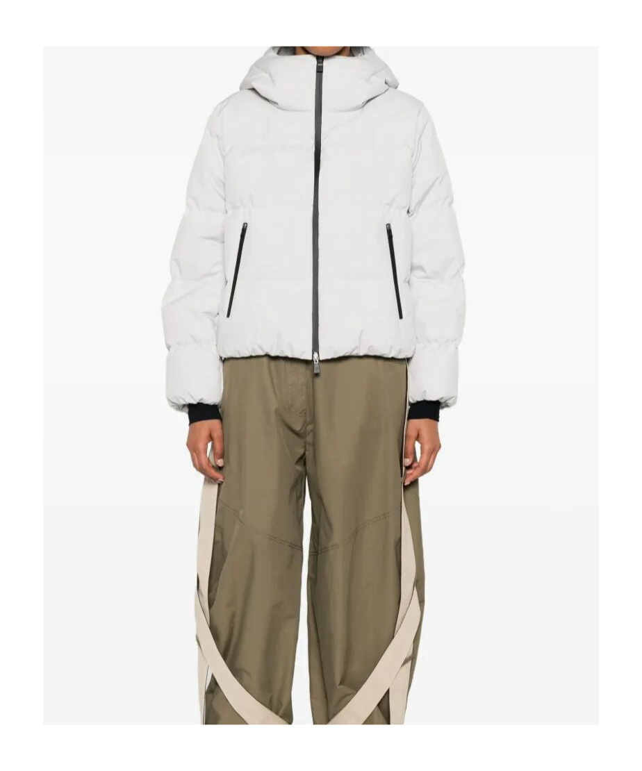 Herno Short Down Jacket 2layers Clothing In White