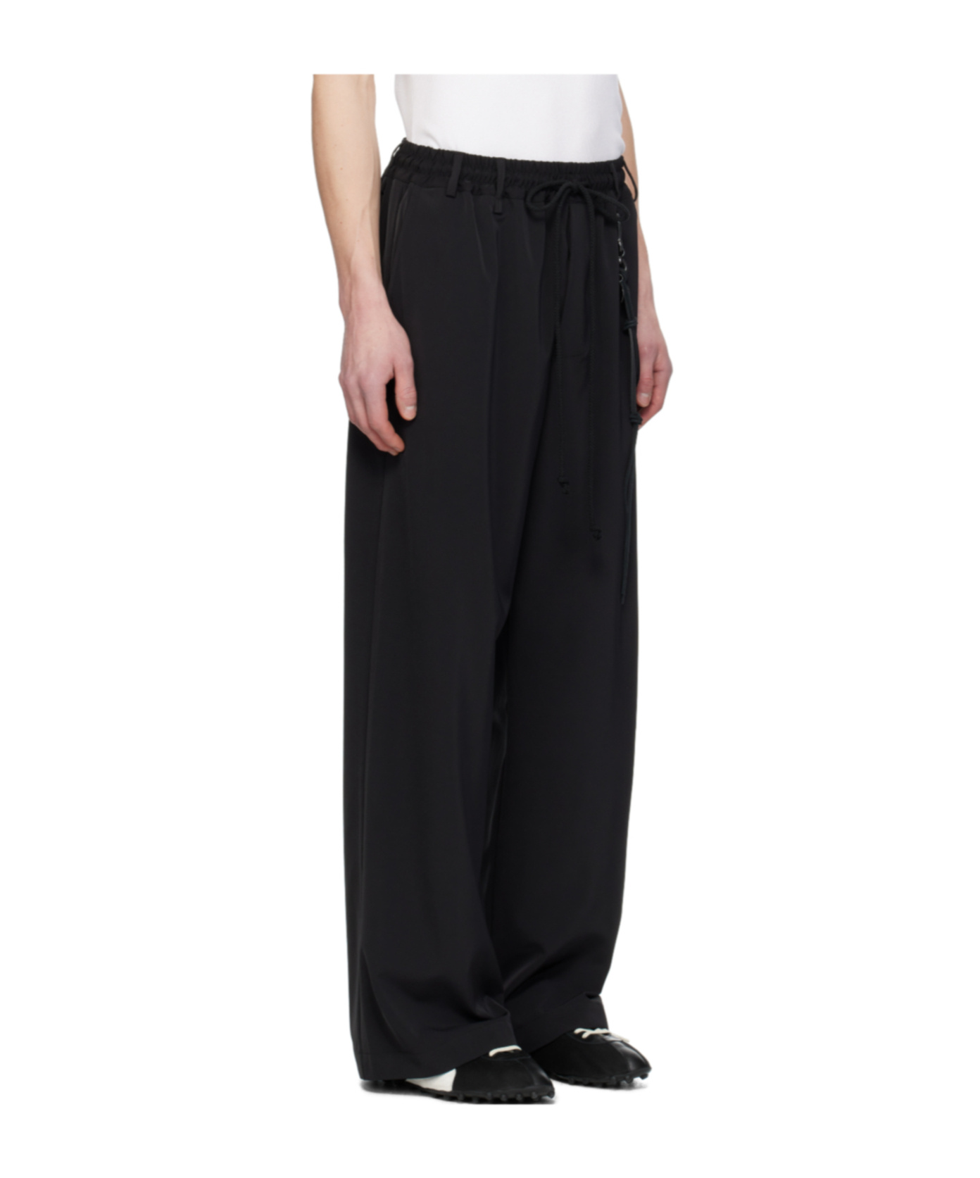 Song For The Mute Relaxed Drawstring Track Pants In Black