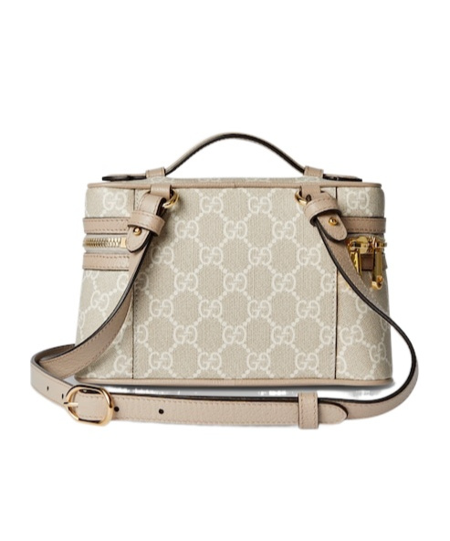 Gucci Ophidia Series Super Mini Shoulder Backpack In Nude